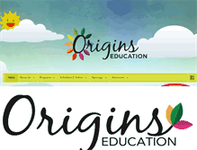 Tablet Screenshot of originspreschool.org